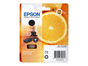 Epson C13T33514010 - Cartouche d'encre noire 33XL d'origine