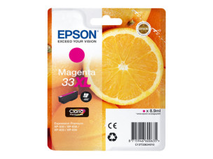 Epson C13T33634010 - Cartouche d'encre magenta 33XL d'origine