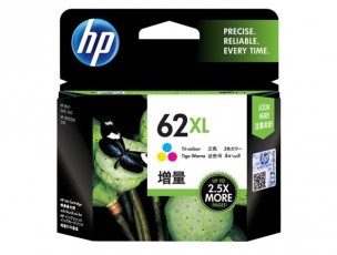 HP C2P07AE - Cartouche d'encre couleur de marque 62XL