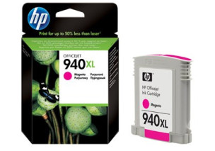 HP C4908AE - Cartouche d'encre magenta originale 940XL