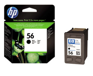 HP C6656A - Cartouche d'encre noire de marque 56