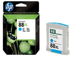 HP C9391AE - Cartouche d'encre cyan originale 88 xl