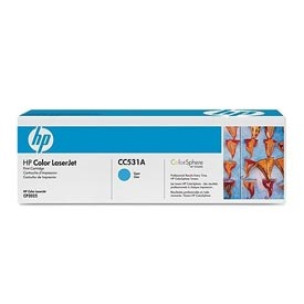 HP CC531A - Toner d'origine cyan 304A