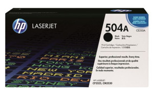 HP CE250A - Cartouche de toner d'origine noire HP 504A