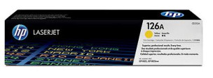 HP CE312A - Cartouche de toner d'origine jaune 126A
