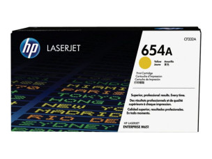 HP CF332A - Cartouche de toner jaune d'origine 654A