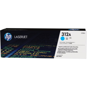 HP CF381A - Cartouche de toner d'origine cyan 312A