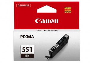 Canon CLI551BK - Cartouche d'encre noire Photo de marque 6508B001