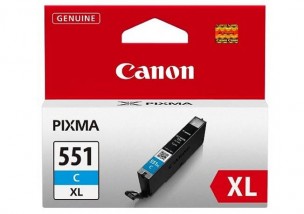 Canon CLI551C XL - Cartouche d'encre cyan de marque 6444B001