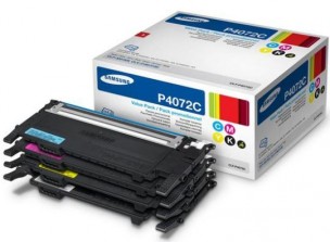 Samsung CLTP4072C - Pack de 4 toners d'origine 4 couleurs