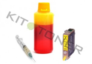 Epson C13T07144011 - Kit cartouche rechargeable compatible jaune