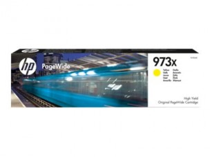 HP F6T83AE - Cartouche d'encre d'origine jaune 973X