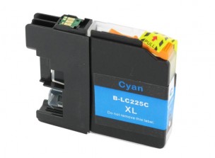 Brother LC225XLC - Cartouche d'encre cyan compatible avec Brother LC225XLC