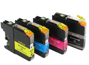 Brother LC227XLBK, LC225XLC, LC225XLM, LC225XLY - Pack de 4 cartouches encre compatibles xl