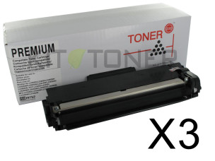 Brother TN2320 - Pack de 3 cartouches de toner compatibles