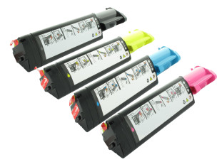 Epson S050190, S050188, S050187, S050189 - Pack de 4 toners compatibles 4 couleurs