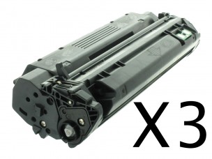 HP Q2613X - Pack de 3 cartouches de toner compatibles 13X
