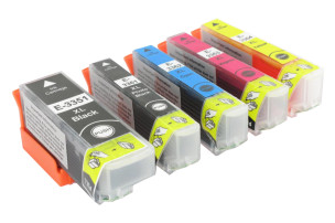 Epson C13T33574010 - Pack de 5 cartouches d'encre compatibles 33XL