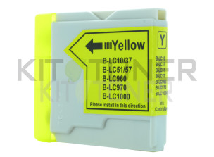 Brother LC1000Y - Cartouche d'encre compatible jaune