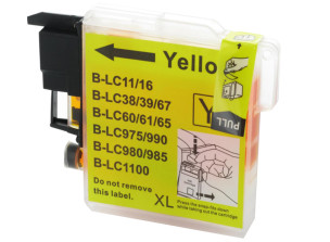 Brother LC1100Y - Cartouche d'encre compatible jaune