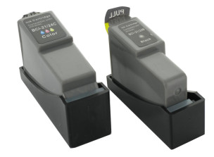 Canon BCI24C, BCI24K - Pack de 2 cartouches encre compatibles