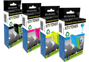 HP C2P23AE, C2P24AE, C2P25AE, C2P26AE - Pack de 4 cartouches d'encre compatibles 935XL