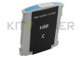 HP C9391AE - Cartouche d'encre compatible cyan 88 xl