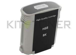 HP C9396AE - Cartouche d'encre compatible noire 88 xl
