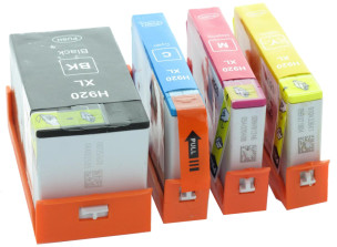 HP CD975AE, CD975AE, CD973AE, CD974AE - Pack de 4 cartouches d'encre compatibles HP 920XL