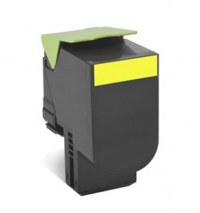 Lexmark 80C2SY0 - Cartouche toner compatible jaune