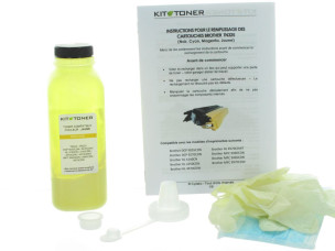 Brother TN325Y - Kit de recharge toner compatible Jaune