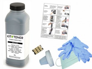 Epson S050557 - Kit de recharge toner compatible noir