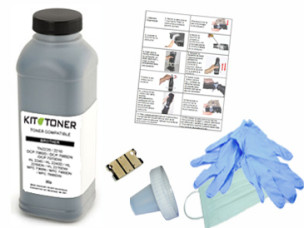 Konica A0DK152 - Kit de recharge toner compatible noir