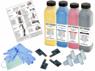 Xerox 106R01281, 106R01279, 106R01280, 106R01278 - Kit de recharge toner compatible 4 couleurs