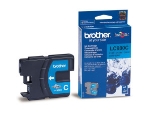 Brother LC980C - Cartouche d'encre d'origine cyan