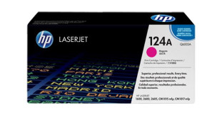 HP Q6003A - Cartouche de toner magenta de marque 124A