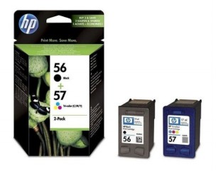 HP SA342AE - Pack de 2 cartouches d'encre HP 56 + 57