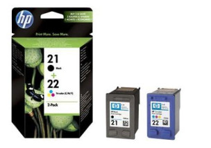 HP SD367AE - Pack 2 cartouches encre HP 21 + 22