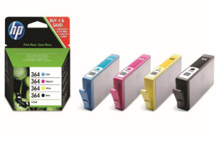 HP CH082EE - Pack de 3 cartouches d'encre HP 364