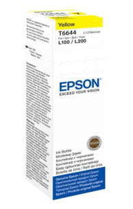 Epson T6644 - Recharge d'encre jaune originale