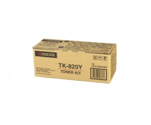 Kyocera TK820Y - Cartouche de toner jaune original