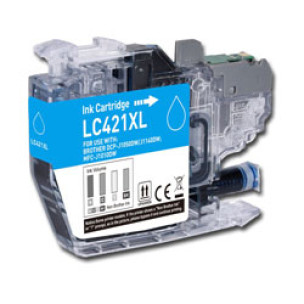 Brother LC421XLC - Cartouche encre cyan compatible Brother LC421XLC
