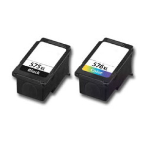 Canon PG575XL, CL576XL - Pack de 2 cartouches d'encre compatibles