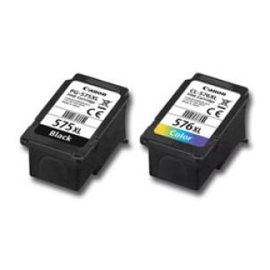 Canon PG575XL, CL576XL - Pack de 2 cartouches d'encre noir et couleurs