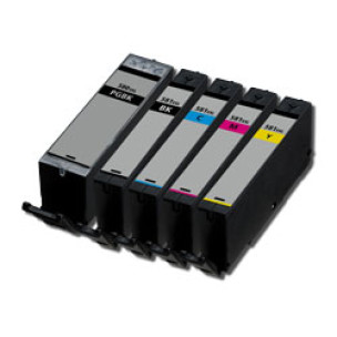 Canon PGI580 et CLI581 XXL - Pack de 5 cartouches d'encre compatibles PGI580 CLI581 XXL