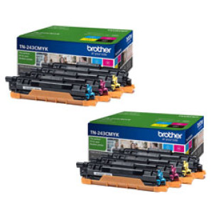  Brother TN243CMYK - Pack de 8 toners originaux