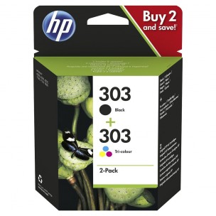 HP 3YM92AE - Pack Cartouches d'encre noire et couleurs  de marque HP 303