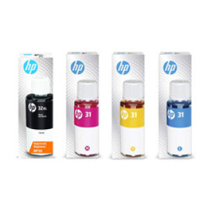 Pack Encre Bouteille HP 32XL Noir Et HP 31 Couleurs