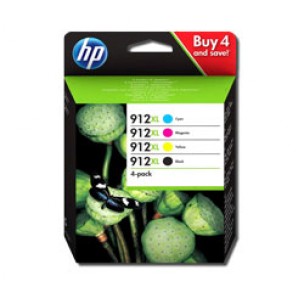 HP 912XL - Pack Cartouches d'encre origine HP 912XL