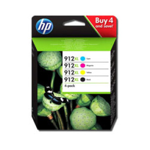 HP 912XL - Pack Cartouches d'encre origine HP 912XL